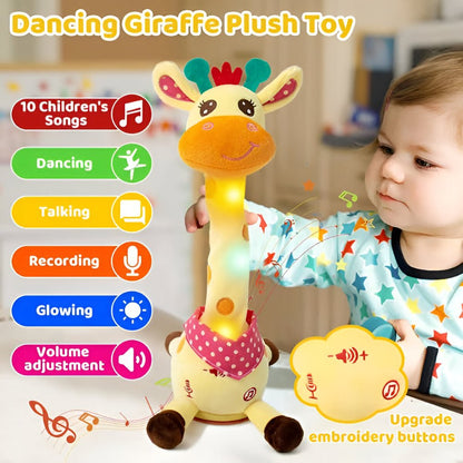 Kids Musical Toy | Interactive Singing Plush Giraffe - Luxyecs