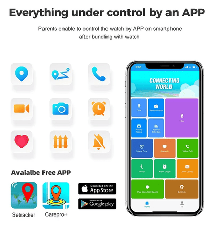 Kids Smart Watch | GPS Calling Safety Watch - Luxyecs