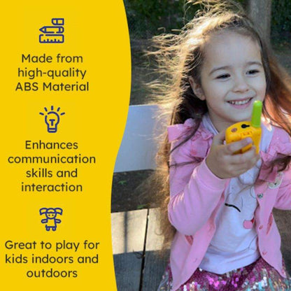 Kids Walkie Talkie Set | Easy-to-Use, Clear Sound for Indoor & Outdoor Fun