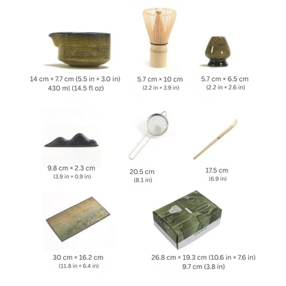 Kitchenware Set | Elegant Japanese Matcha Brewing Kit for Home Use