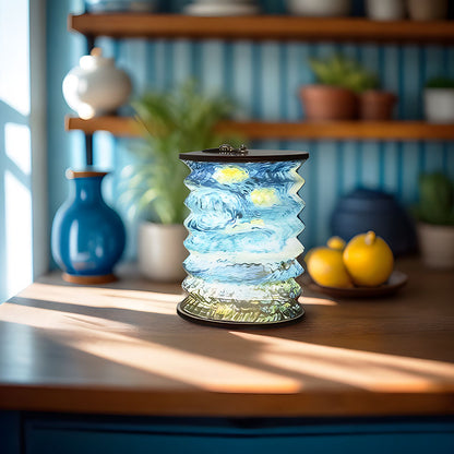 Portable Battery-Powered LED Bedside Lamp – Elegant & Innovative Lighting