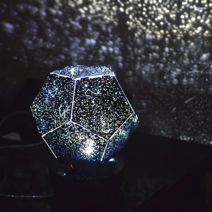 LED starry sky projector bedside lamp