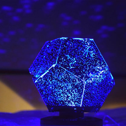 LED starry sky projector bedside lamp