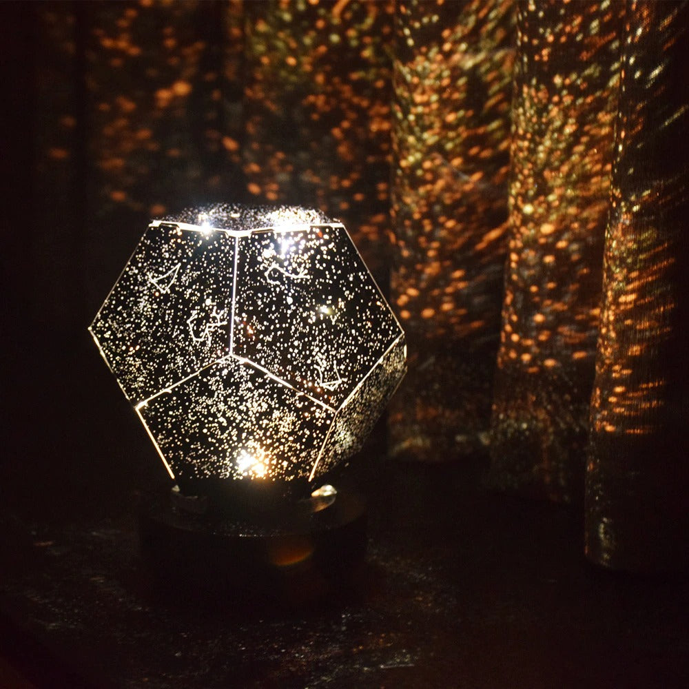 LED starry sky projector bedside lamp