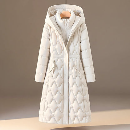 Lauren Quilted Hooded Coat - Luxyecs