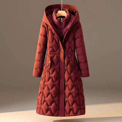 Lauren Quilted Hooded Coat - Luxyecs