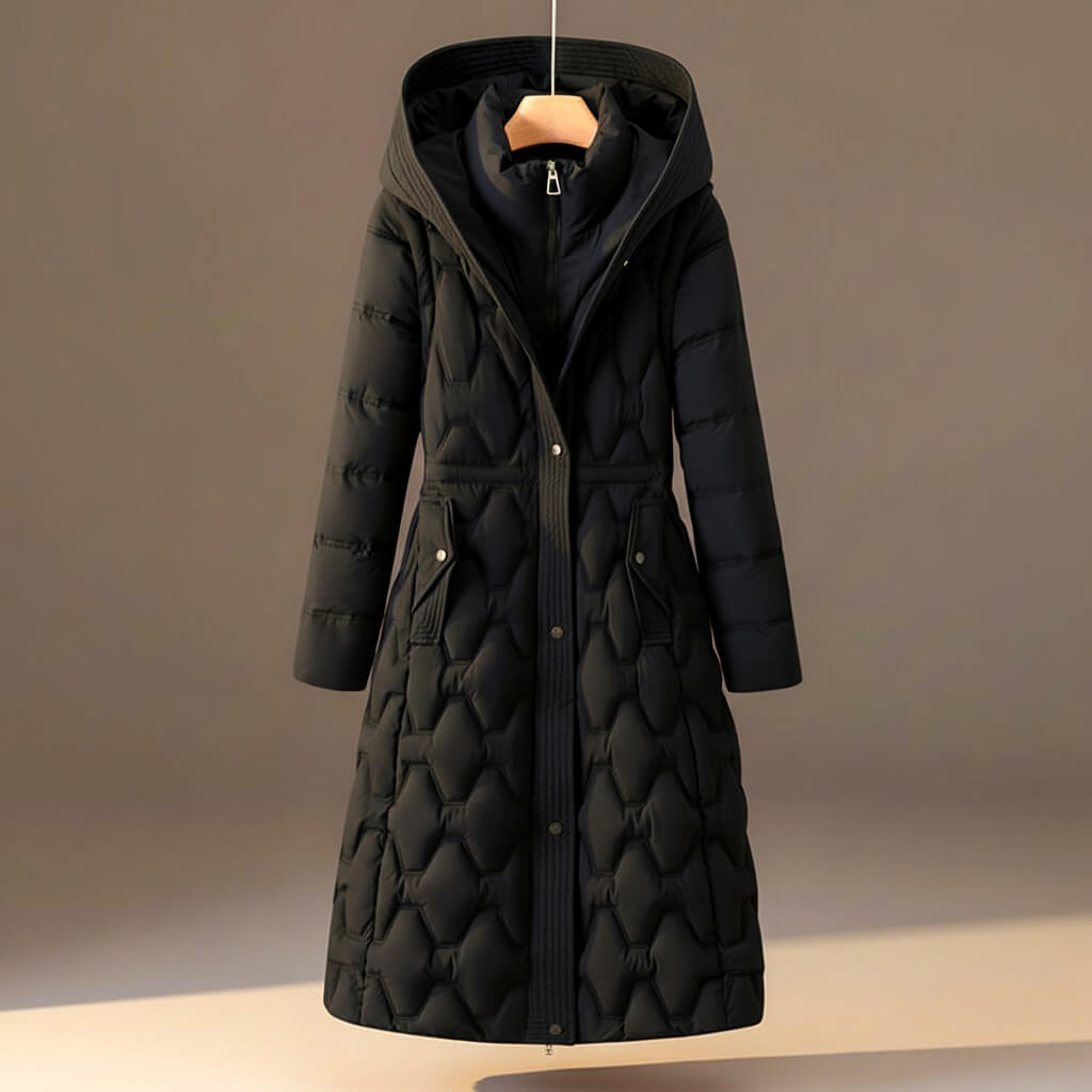 Lauren Quilted Hooded Coat - Luxyecs