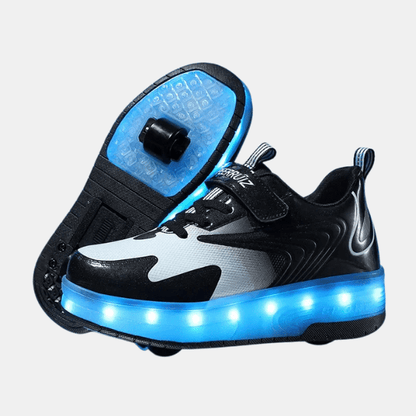 LED Roller Shoes for Children – Fun, Light - Up Wheels for Active Playtime - Luxyecs