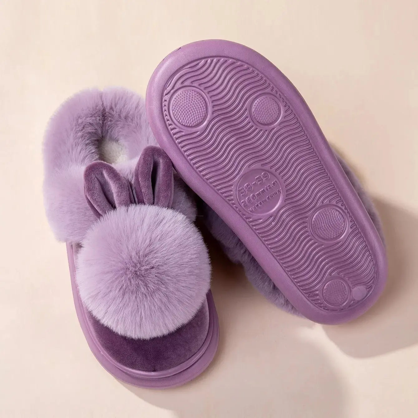 Bunny Plush Slippers | Soft and Cozy Bunny Slippers for Comfort