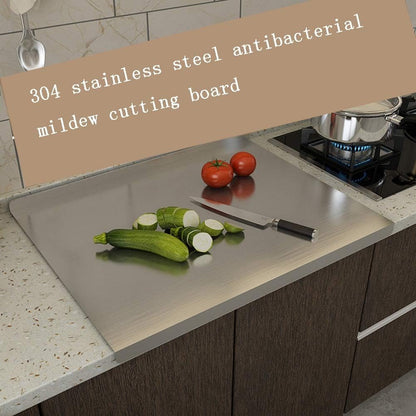 SliceGrip | Stainless Steel Cutting Board with Lip - Durable, Non-Slip, Hygienic Cutting Board for Kitchen