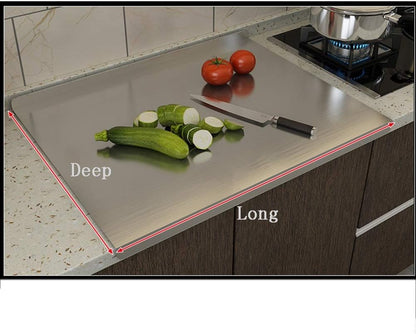 SliceGrip | Stainless Steel Cutting Board with Lip - Durable, Non-Slip, Hygienic Cutting Board for Kitchen