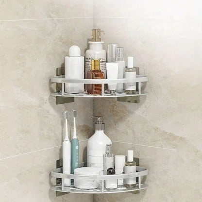 Shower Caddies| Contemporary Aluminium Storage Solution for Bathrooms