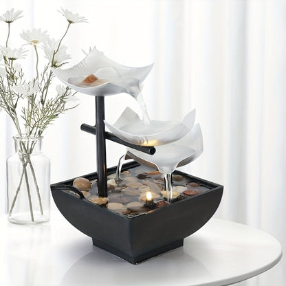 Glow - Modern LED Leaf Fountain