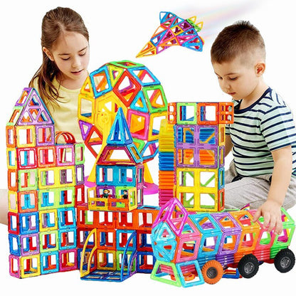 Magnetic Building Blocks | Kids Construction Toy Set - Luxyecs
