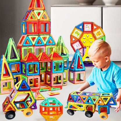 Magnetic Building Blocks | Kids Construction Toy Set - Luxyecs