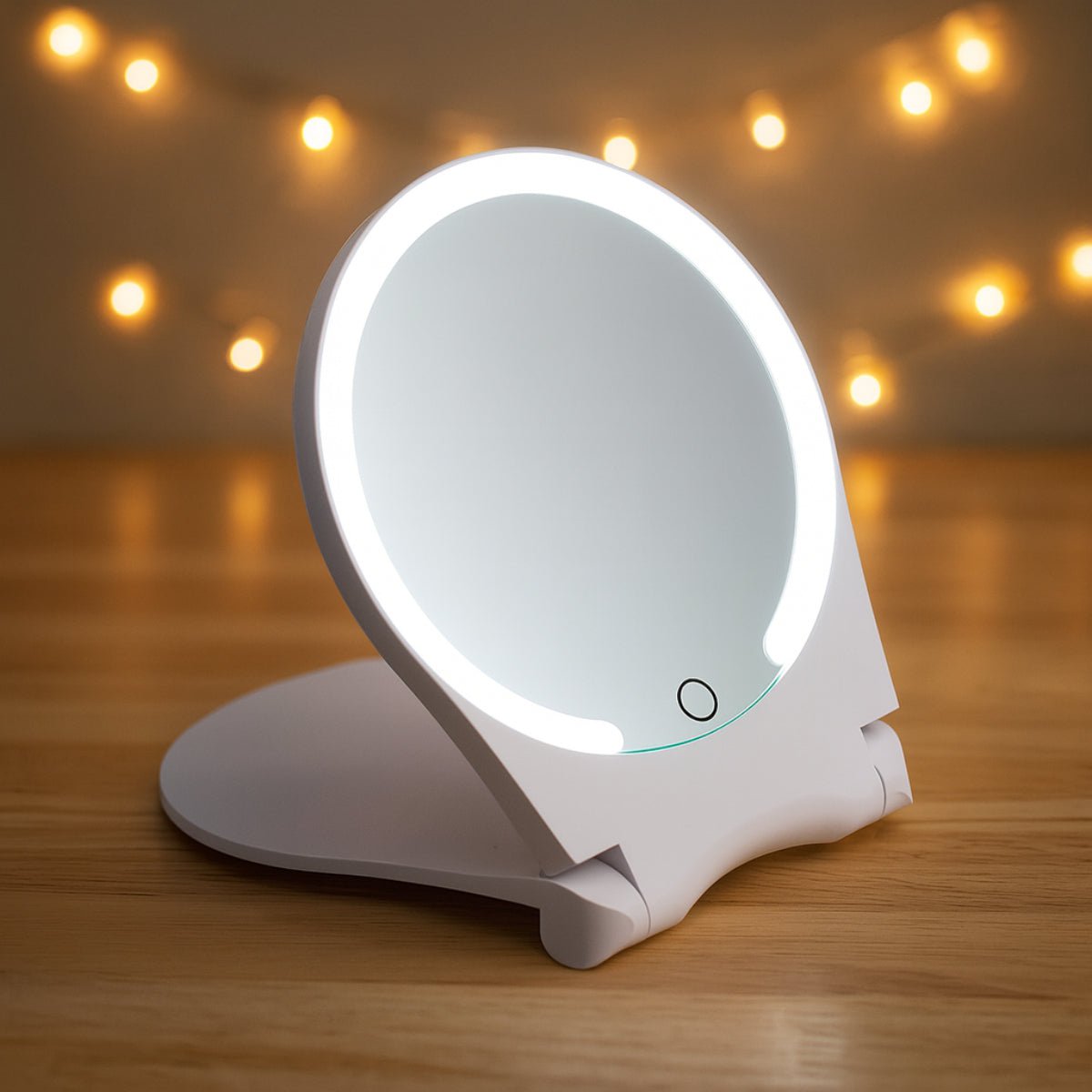 Makeup Mirror | Lighted Folding Vanity Mirror - Luxyecs