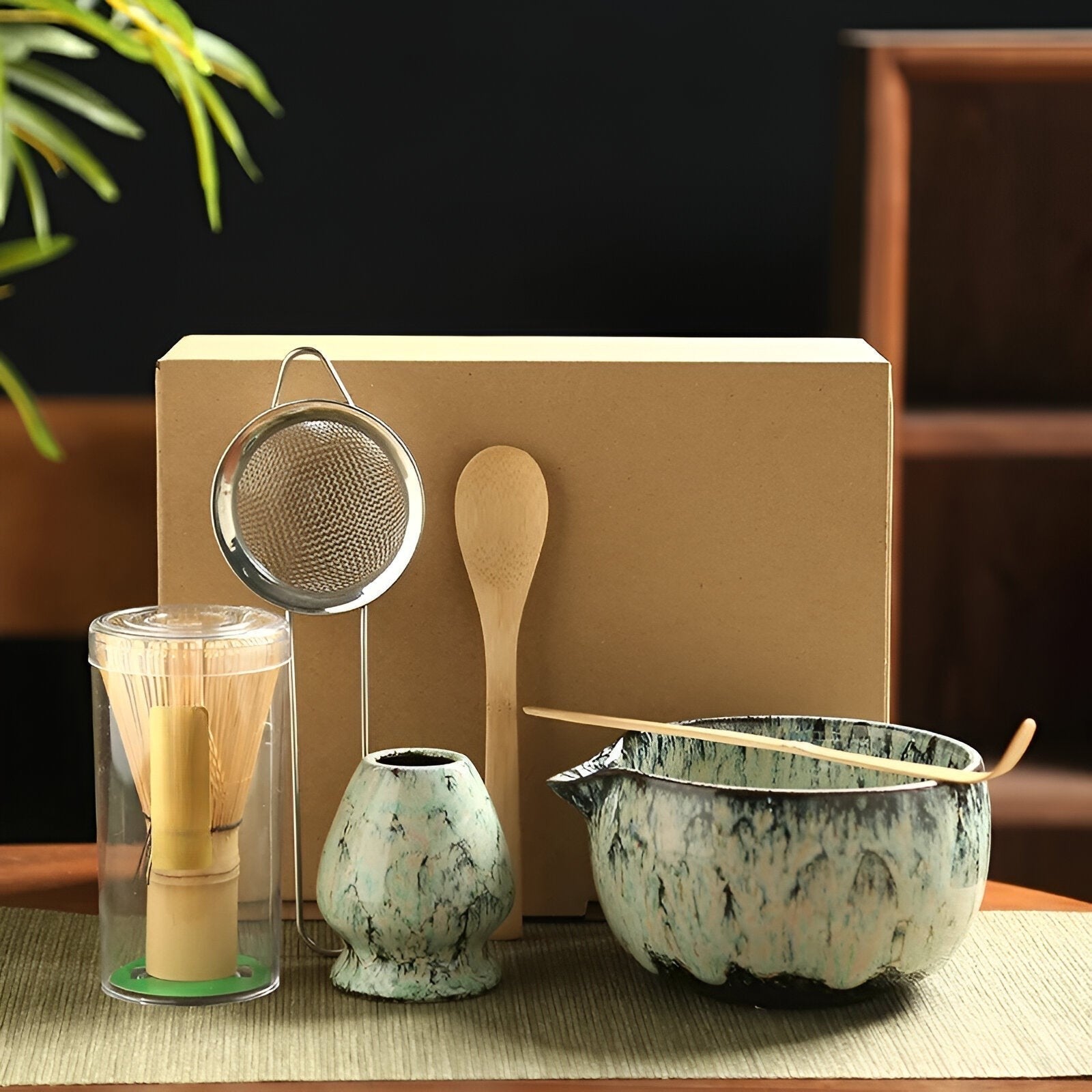 Matcha Tea Set – 6 - Piece Accessories for Traditional Preparation - Luxyecs