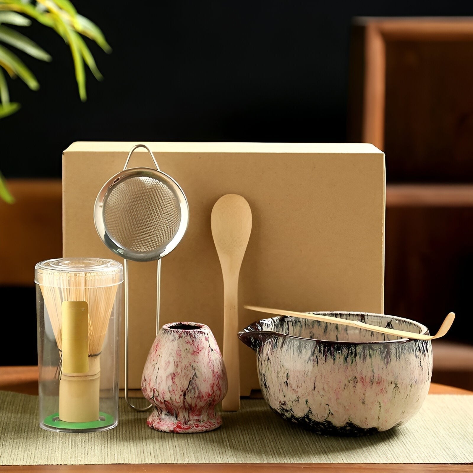 Matcha Tea Set – 6 - Piece Accessories for Traditional Preparation - Luxyecs