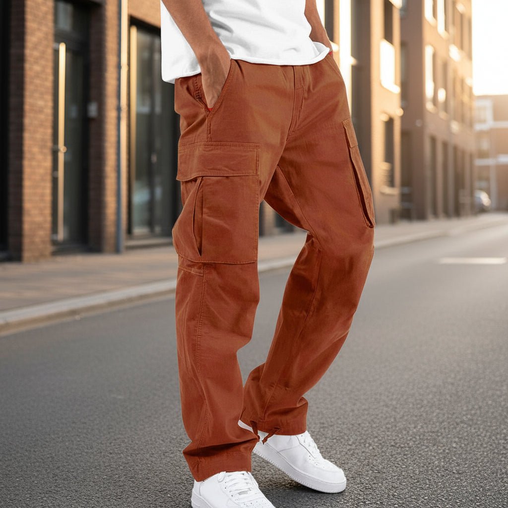 Men’s Cargo Trousers | Everyday Casual Pants - Luxyecs