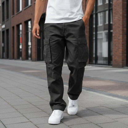Men’s Cargo Trousers | Everyday Casual Pants - Luxyecs