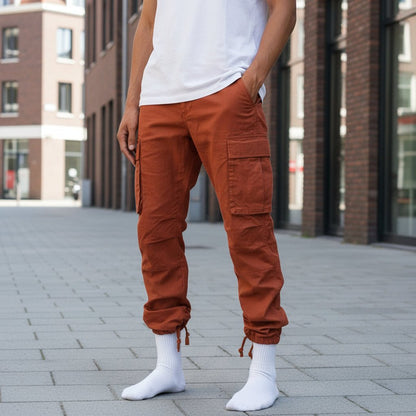 Men’s Cargo Trousers | Everyday Casual Pants - Luxyecs
