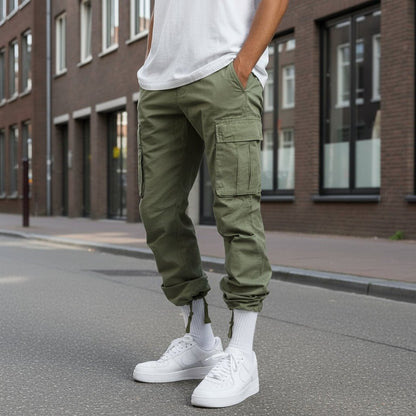 Men’s Cargo Trousers | Everyday Casual Pants - Luxyecs