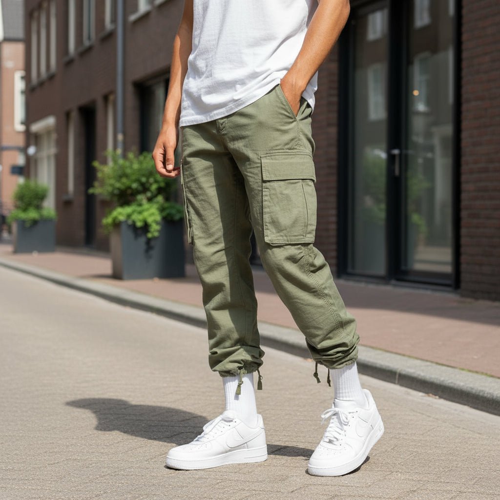 Men’s Cargo Trousers | Everyday Casual Pants - Luxyecs