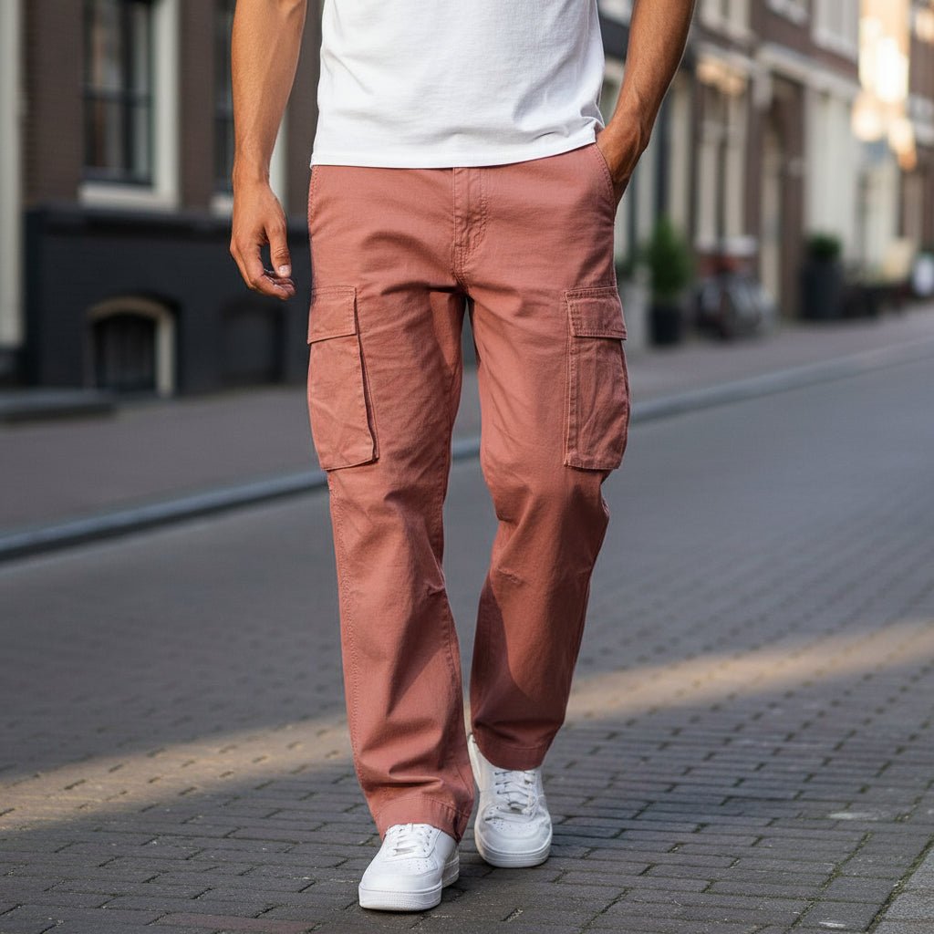 Men’s Cargo Trousers | Everyday Casual Pants - Luxyecs