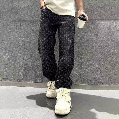 Men’s Casual Denim Pants | Relaxed Fit Style - Luxyecs
