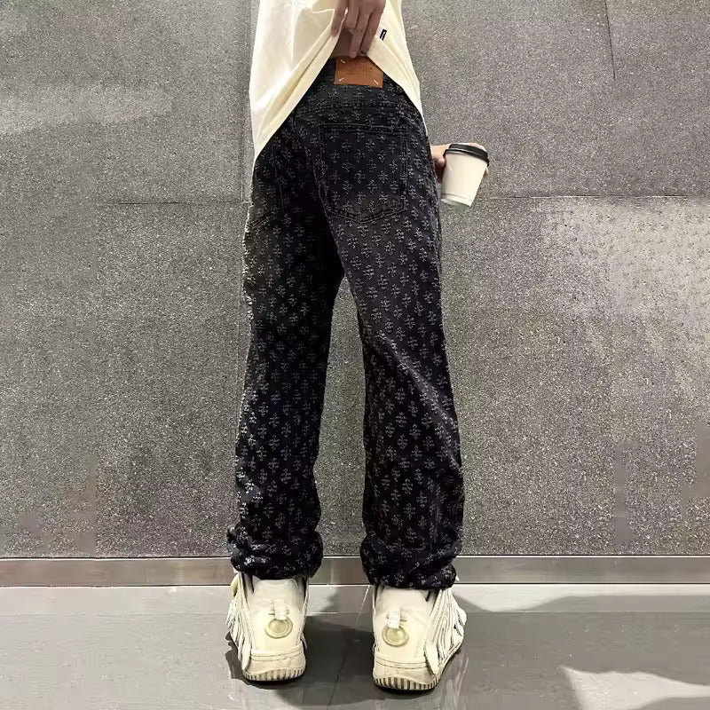 Men’s Casual Denim Pants | Relaxed Fit Style - Luxyecs