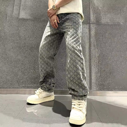 Men’s Casual Denim Pants | Relaxed Fit Style - Luxyecs