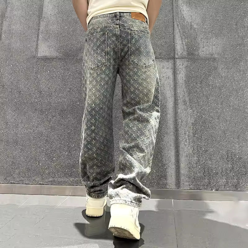 Men’s Casual Denim Pants | Relaxed Fit Style - Luxyecs