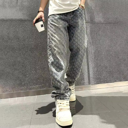 Men’s Casual Denim Pants | Relaxed Fit Style - Luxyecs