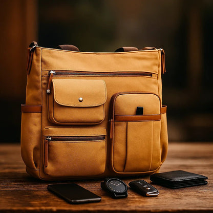 Men’s Crossbody Bag | Everyday Shoulder Carry Bag - Luxyecs