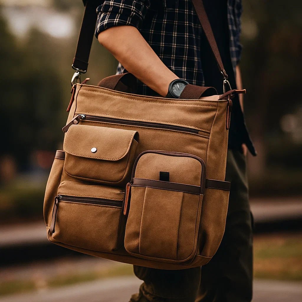 Men’s Crossbody Bag | Everyday Shoulder Carry Bag - Luxyecs
