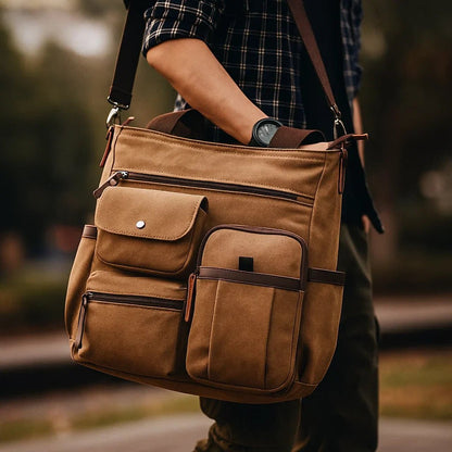 Men’s Crossbody Bag | Everyday Shoulder Carry Bag - Luxyecs