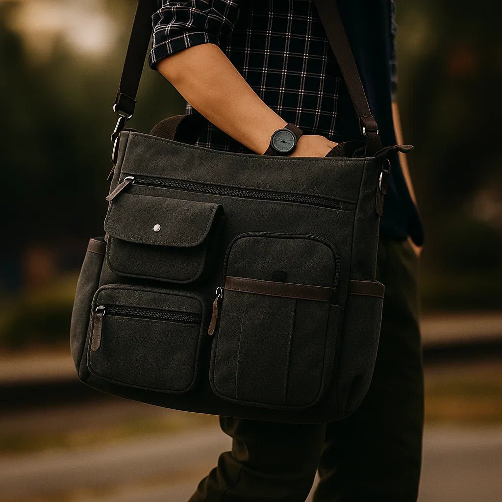 Men’s Crossbody Bag | Everyday Shoulder Carry Bag - Luxyecs