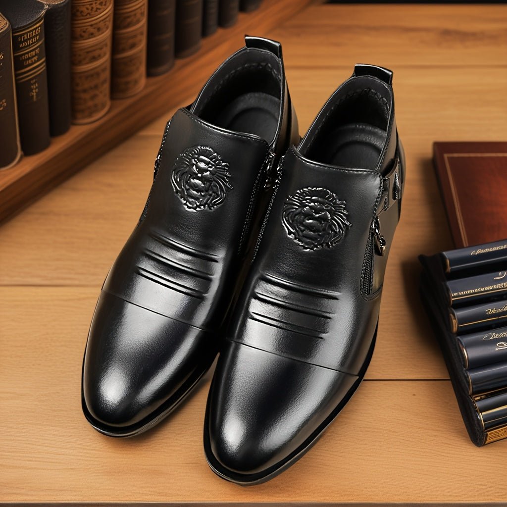 Men’s Dress Boots | Classic Ankle Formal Shoes - Luxyecs