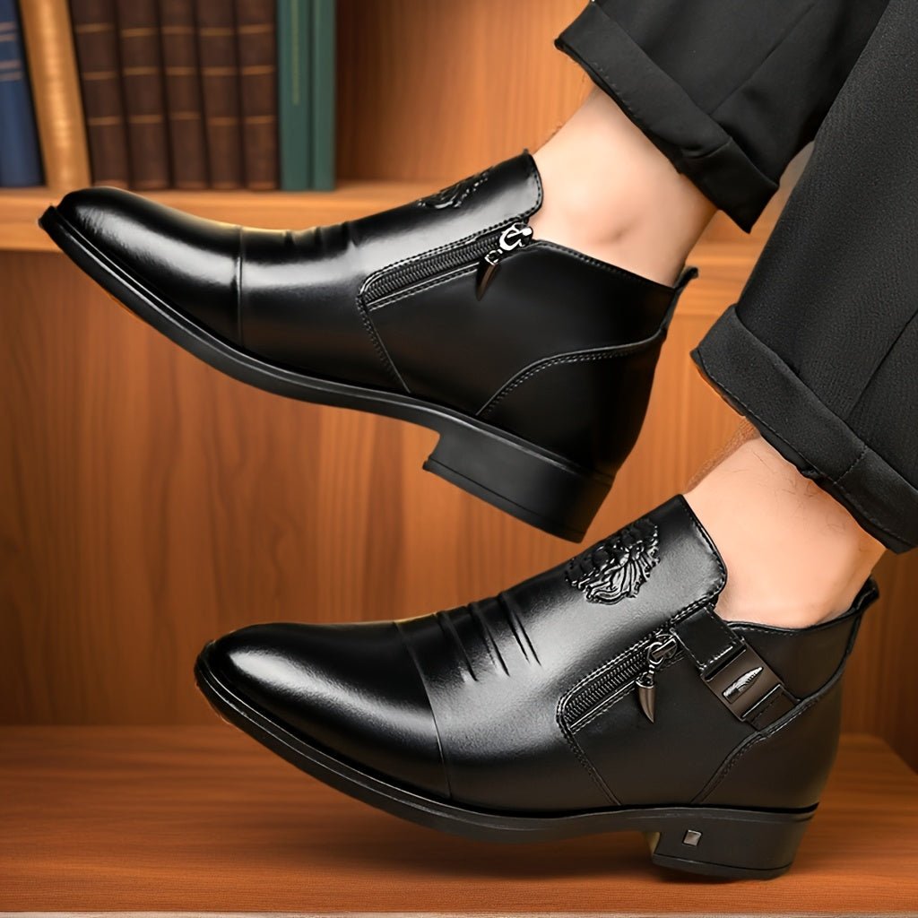 Men’s Dress Boots | Classic Ankle Formal Shoes - Luxyecs
