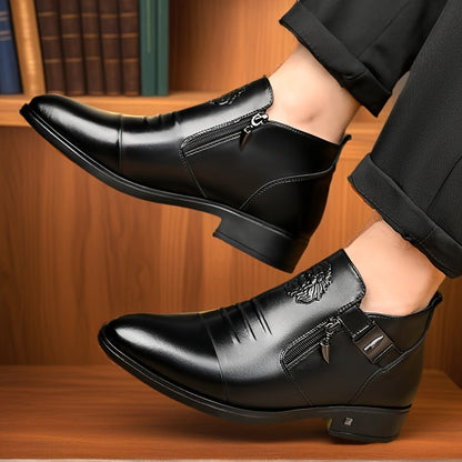 Men’s Dress Boots | Classic Ankle Formal Shoes - Luxyecs