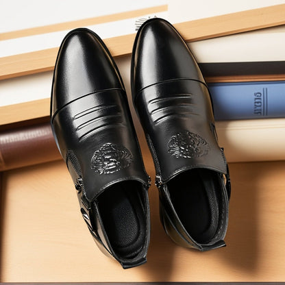 Men’s Dress Boots | Classic Ankle Formal Shoes - Luxyecs