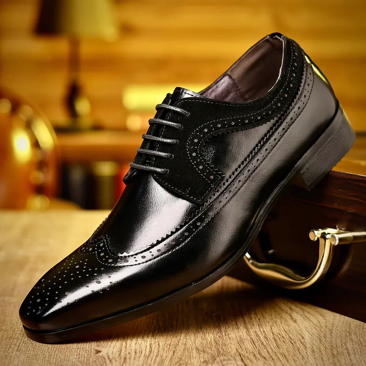 Men’s Dress Shoes | Business Office Footwear - Luxyecs