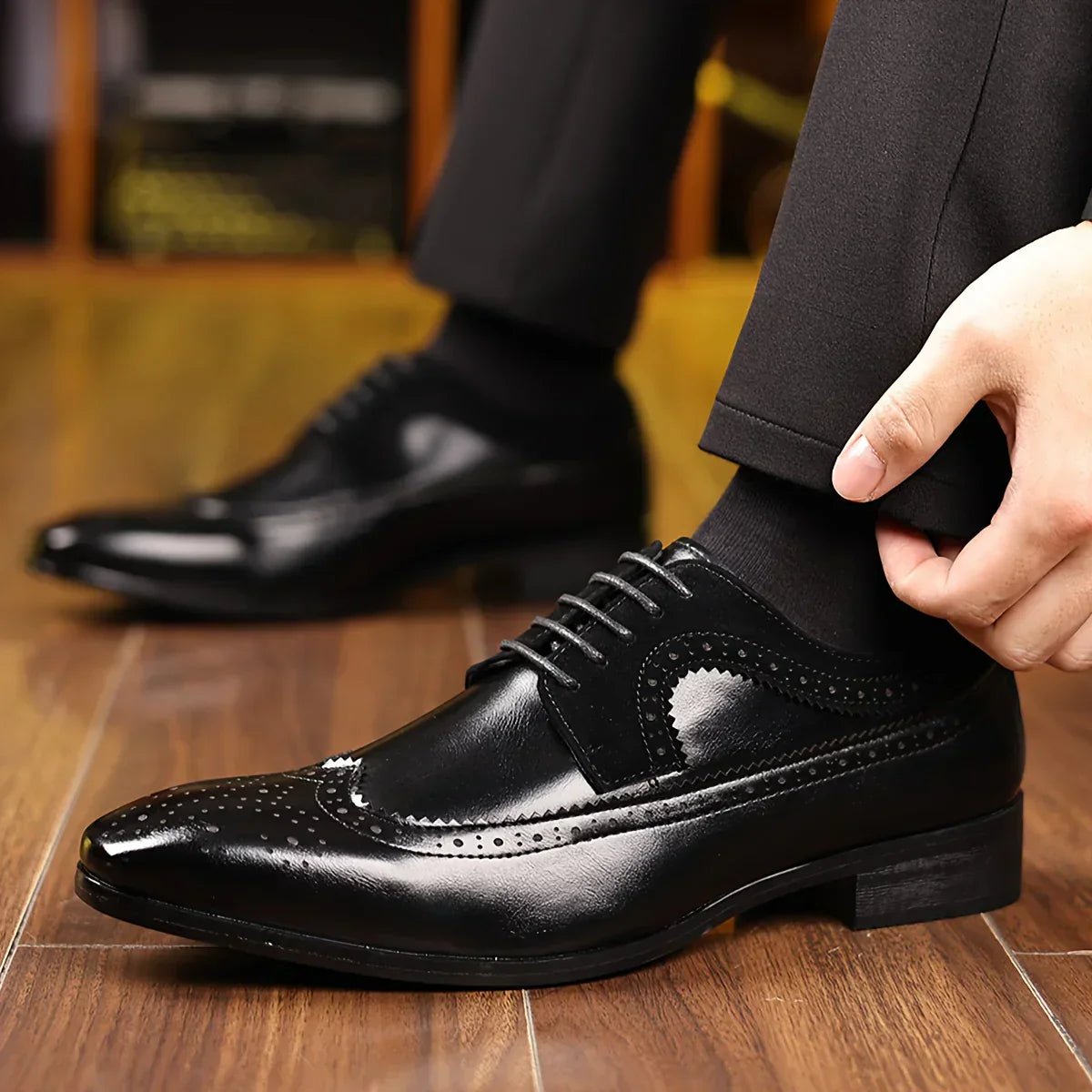 Men’s Dress Shoes | Business Office Footwear - Luxyecs