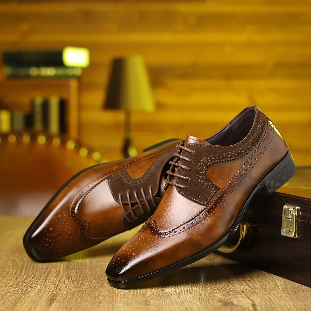 Men’s Dress Shoes | Business Office Footwear - Luxyecs