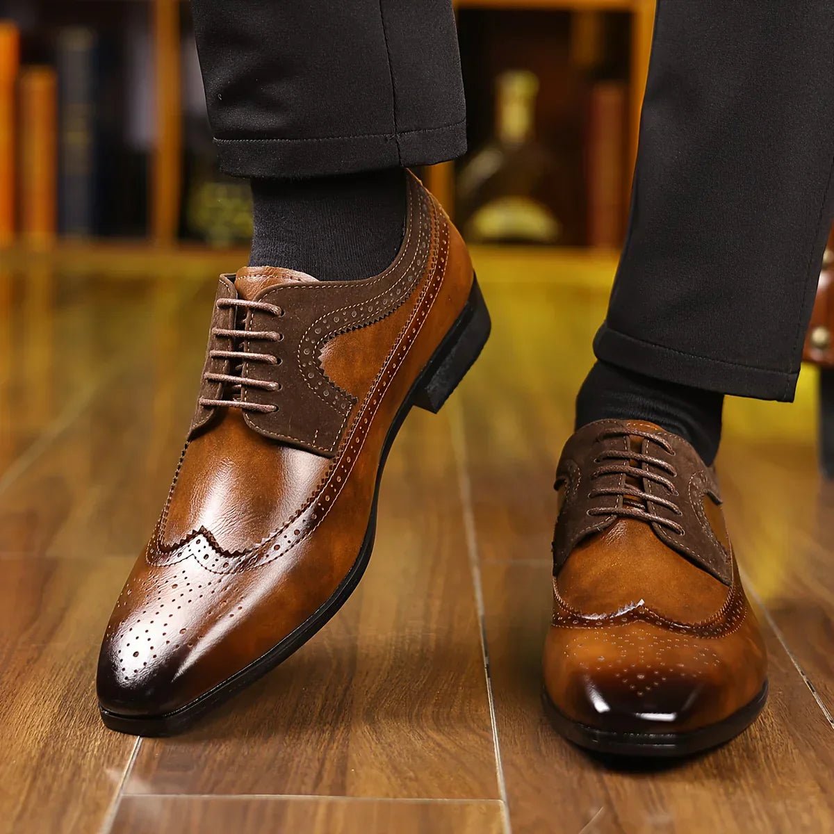Men’s Dress Shoes | Business Office Footwear - Luxyecs