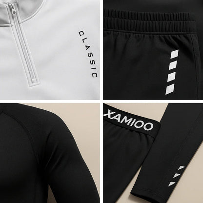 Men’s Sportswear Set | Training Top and Bottom Outfit - Luxyecs