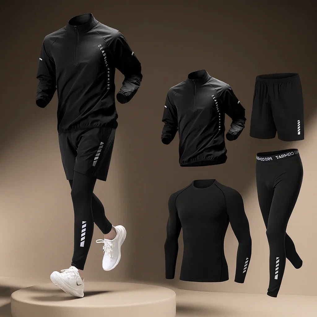 Men’s Sportswear Set | Training Top and Bottom Outfit - Luxyecs