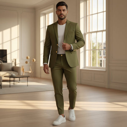 Men’s Suit Set | Slim Fit Two Piece Suit - Luxyecs