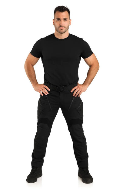 Men's Utility Trousers - Slim Cut Cargo - Style Pants - Luxyecs
