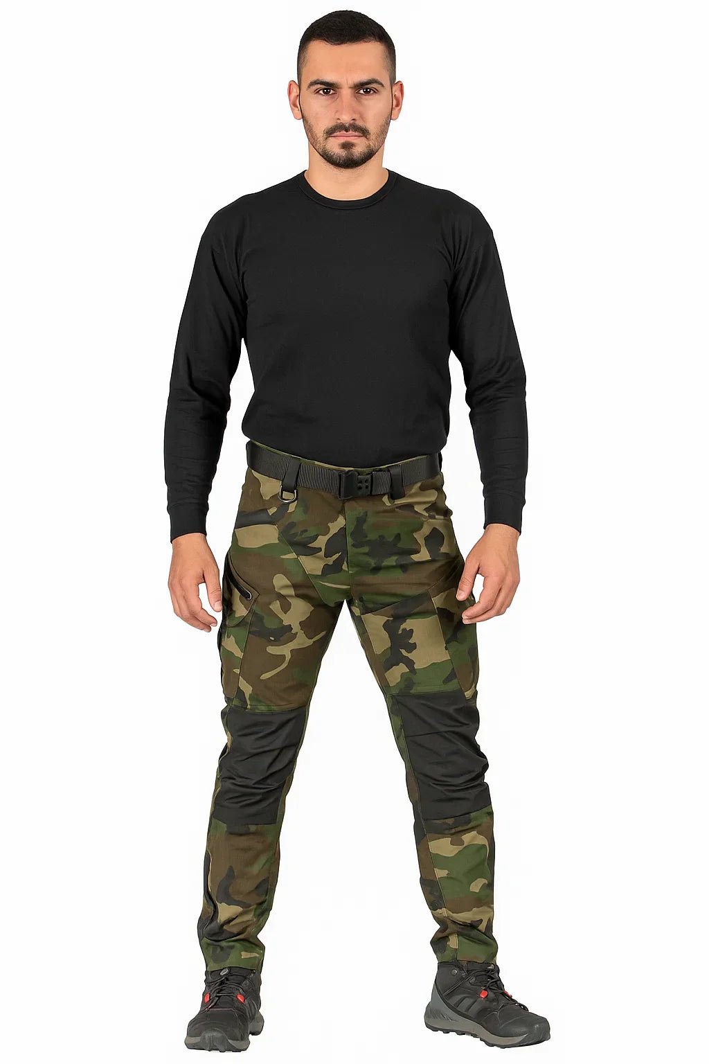 Men's Utility Trousers - Slim Cut Cargo - Style Pants - Luxyecs